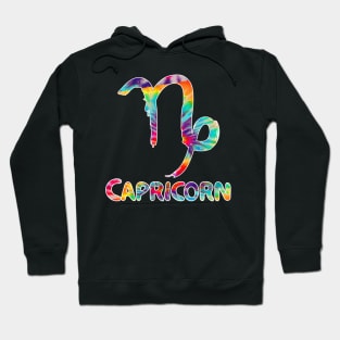 Capricorn tie dye Hoodie